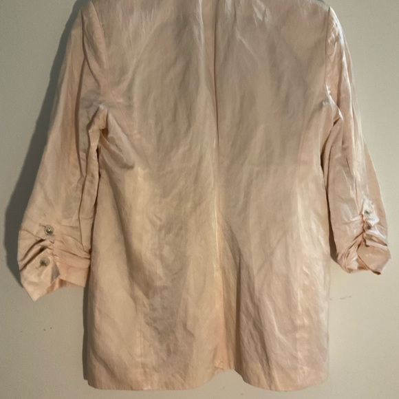 Elizabeth & James pale, pink, cotton blend, polished, blazer - Picture 8 of 8